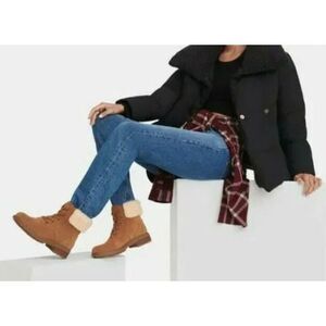 Ugg Waterproof Boots Harrison Lace Chestnut Size 7